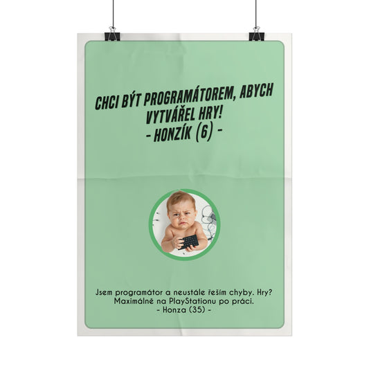 Plakát A3 pro programátora - Programátorovo profesní rozčarování