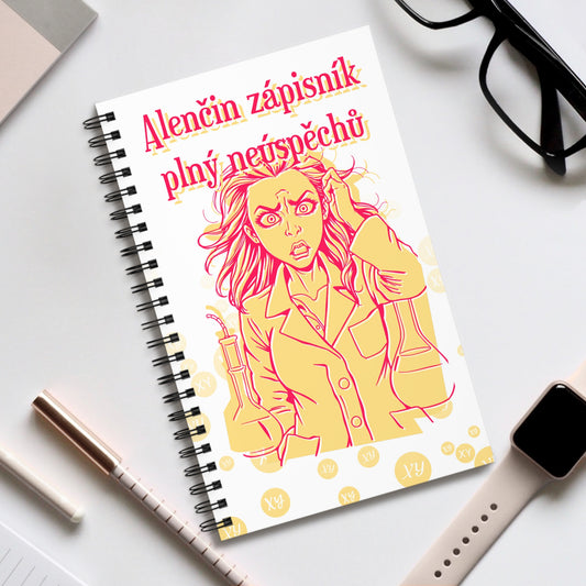 Zápisník pro chemičku - Zápisník chemicky šílených nezdarů