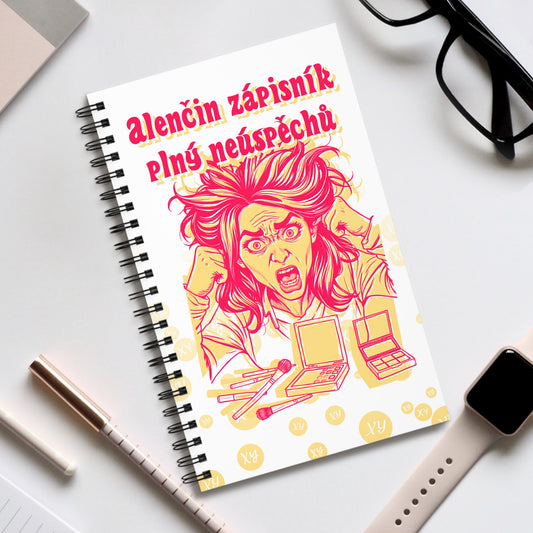 Zápisník pro kosmetičku - Zápisník trapasů pro kosmetičku