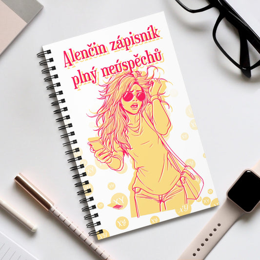 Zápisník pro influencerku - Zápisník trapasů pro influencerku