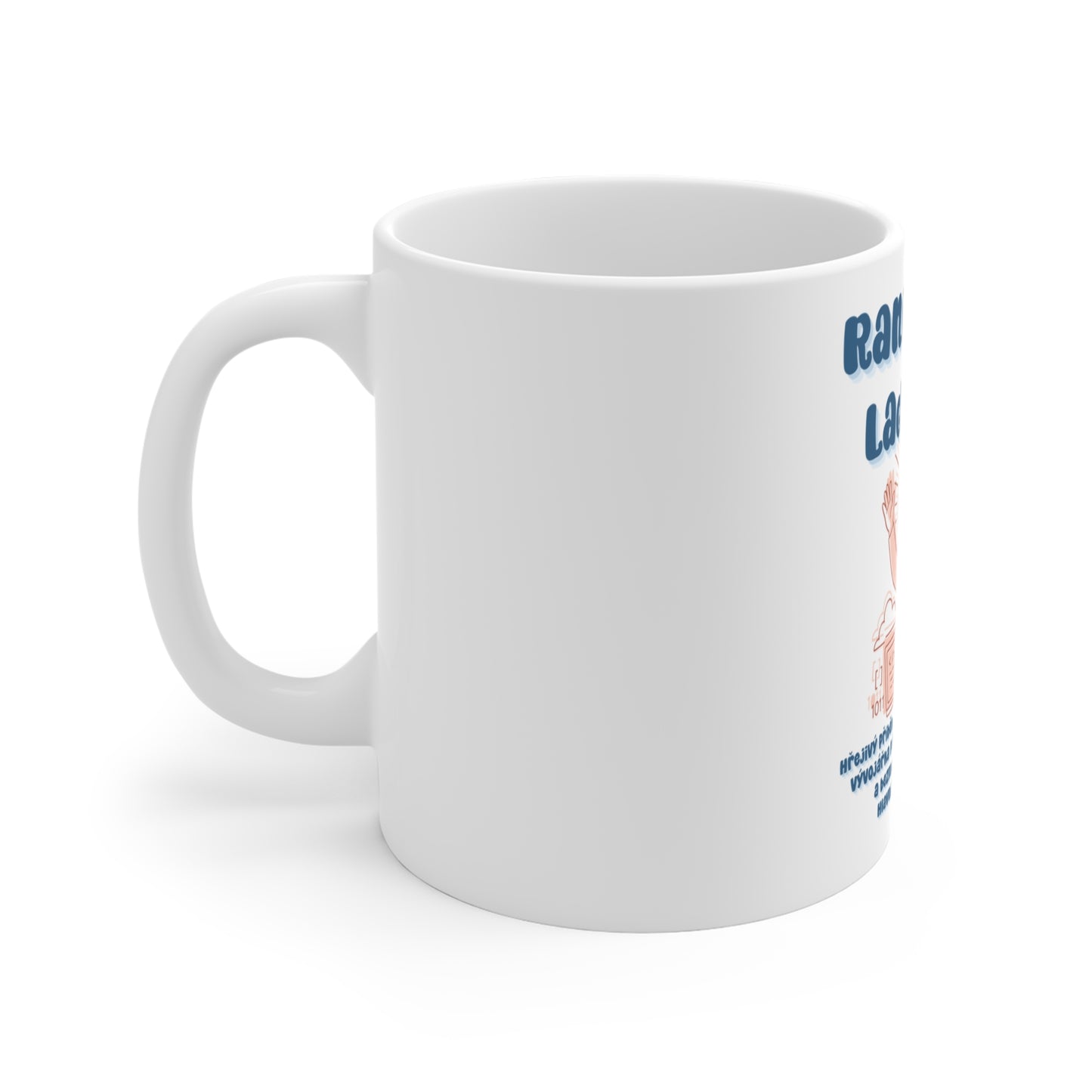 Hrneček pro backend vývojářku - Ranní vibe. Ladím se: Backendová harmonie.