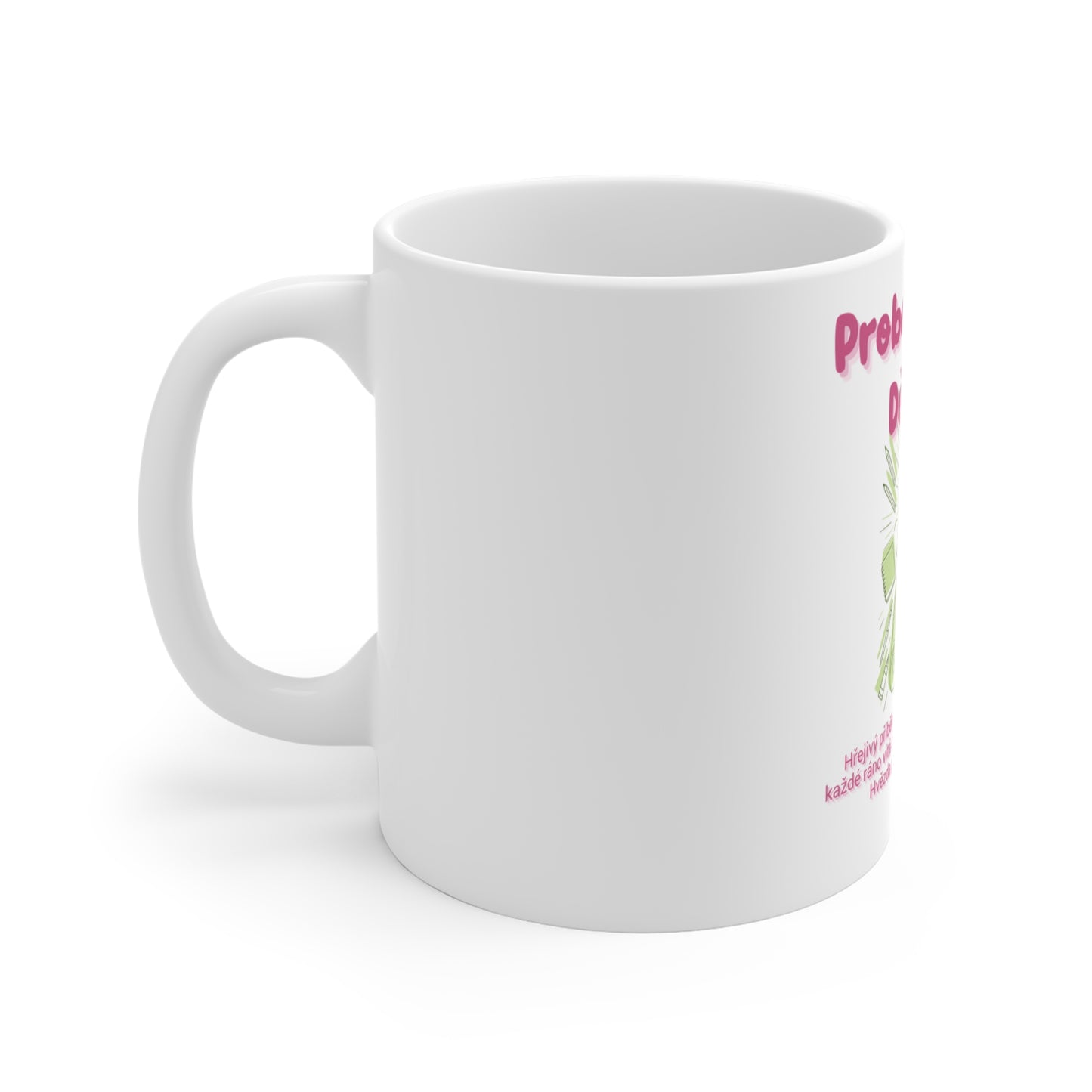 Hrneček pro ilustrátorku - Probouzím se. Děkuju. - Ilustrátorka a malířský úsvit