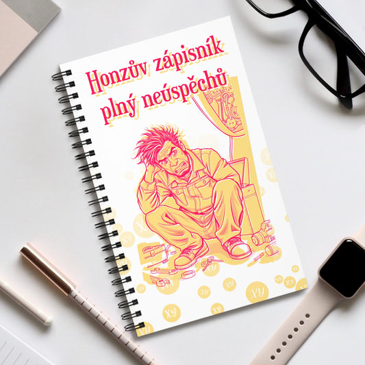 Zápisník pro mechanika - Deník fatálních omylů pro mechanika