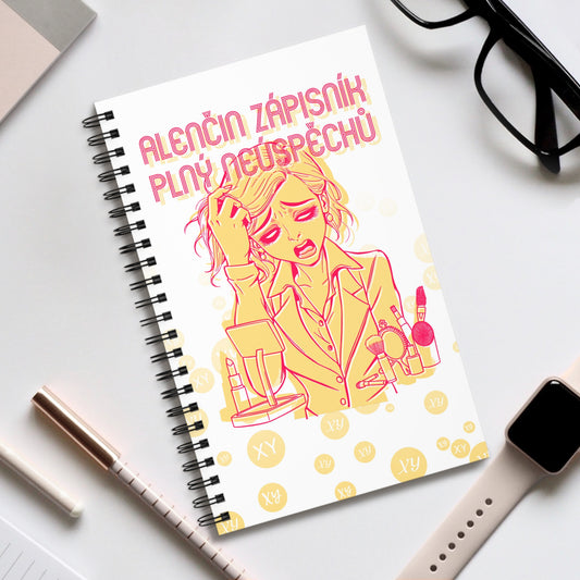 Zápisník pro kosmetičku - Zápisník neúspěchů pro kosmetičku