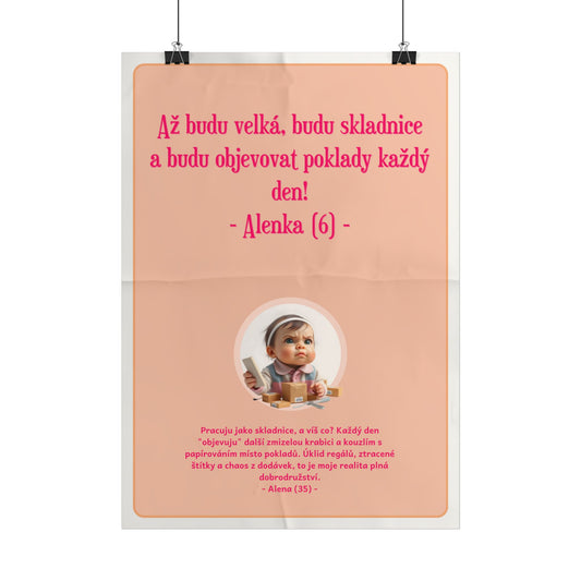 Plakát A3 pro skladnici - Skladnice: Profesní vystřízlivění