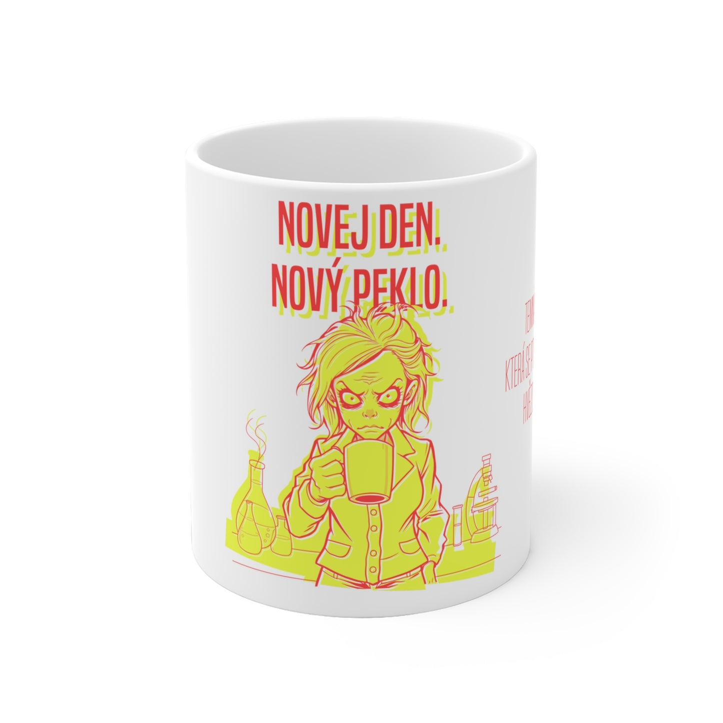 Hrneček pro laborantku - Kávová bublina laborantky