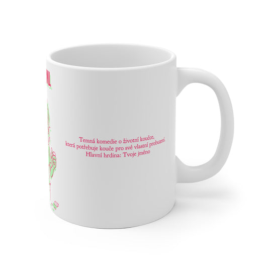 Hrnek pro koučku - Probouzení kouče: Káva, depka, opakovat