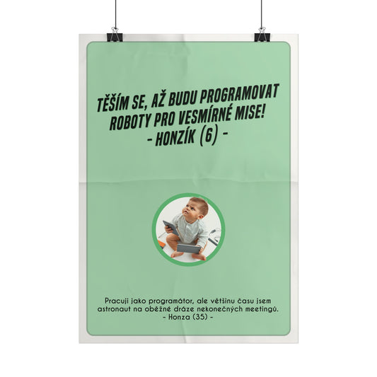Plakát A3 pro programátora - Programátorovo profesní rozčarování