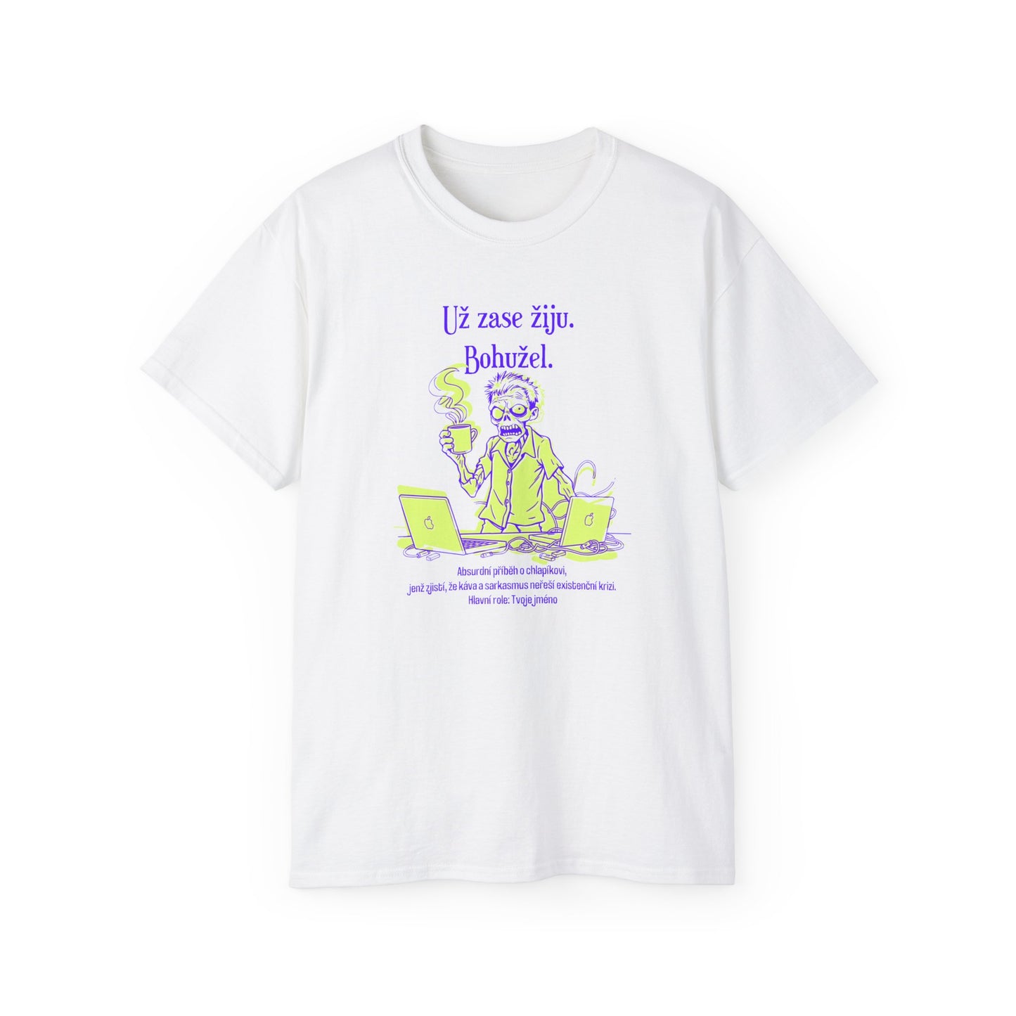 Tričko pro IT specialistu - Ranní Drama IT Experta