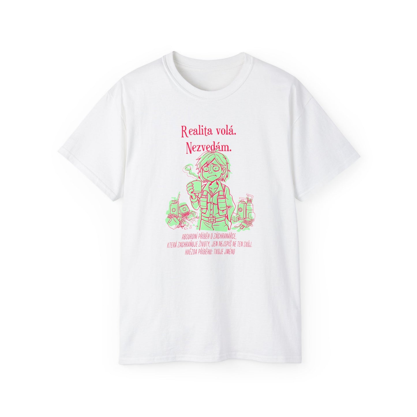 Tričko pro záchranářku - Existenciální Kafe Na Cestách