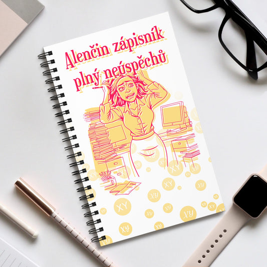 Poznámkový blok pro administrativní pracovnici - Deník přežití pro kancelářské bojovnice