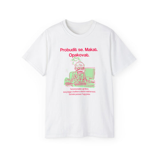 Tričko pro ajťáka - Ranní Peklo Ajťáka