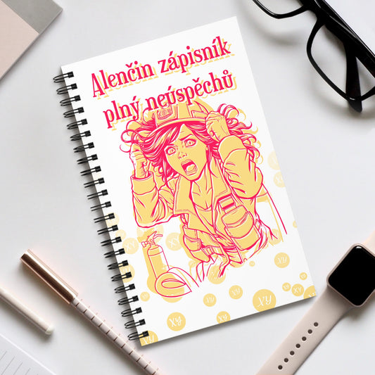 Zápisník pro hasičku - Zápisník požární pohromy pro hasičku