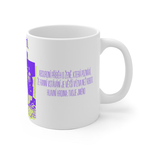 Hrnek pro technickou specialistku - Kybernetická tragédie: Probouzení s panikou