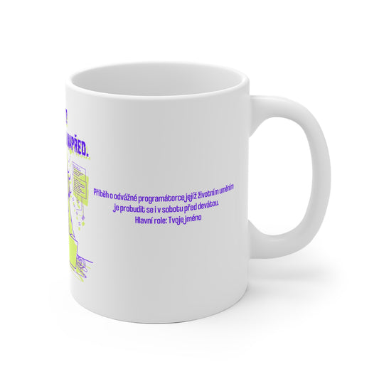Hrneček pro programátorku - Programátorský Ranní Masochismus
