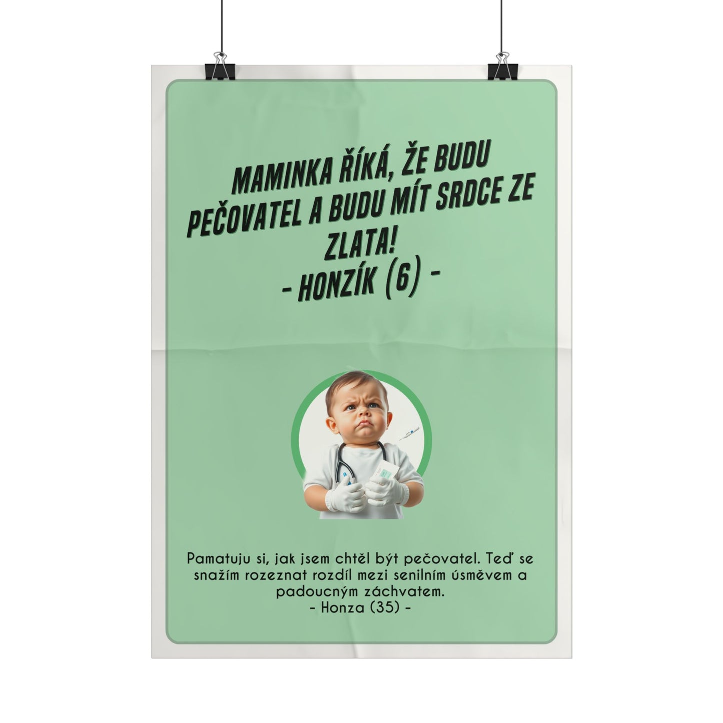 Plakát A3 pro pečovatele - Pečovatelova ztráta iluzí
