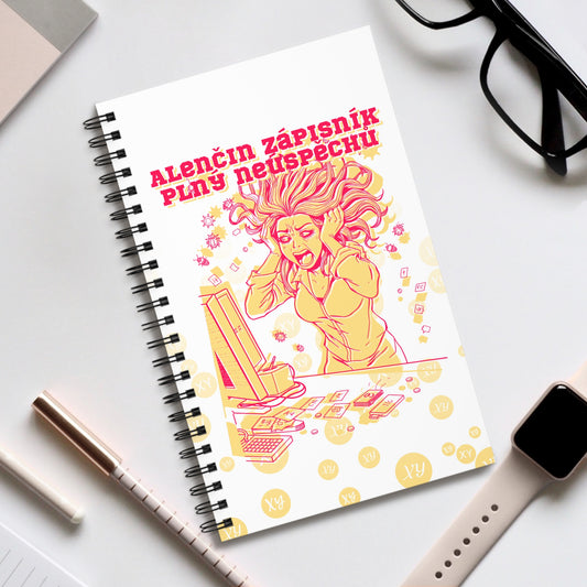 Poznámkový blok pro testerku softwaru - Zápisník bugů pro testerku softwaru