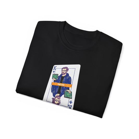 Tričko pro IT specialistu - Karta Krále IT - Mistr Kódu