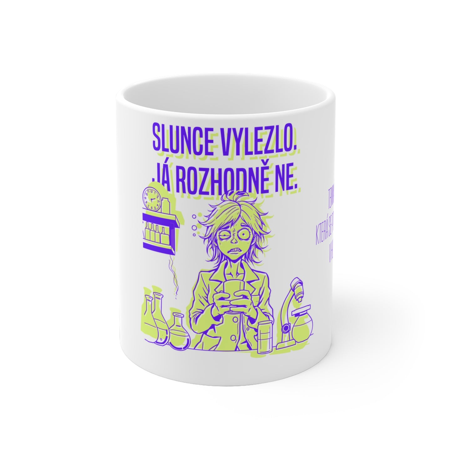 Hrneček pro laborantku - Skeptické ráno laborantky