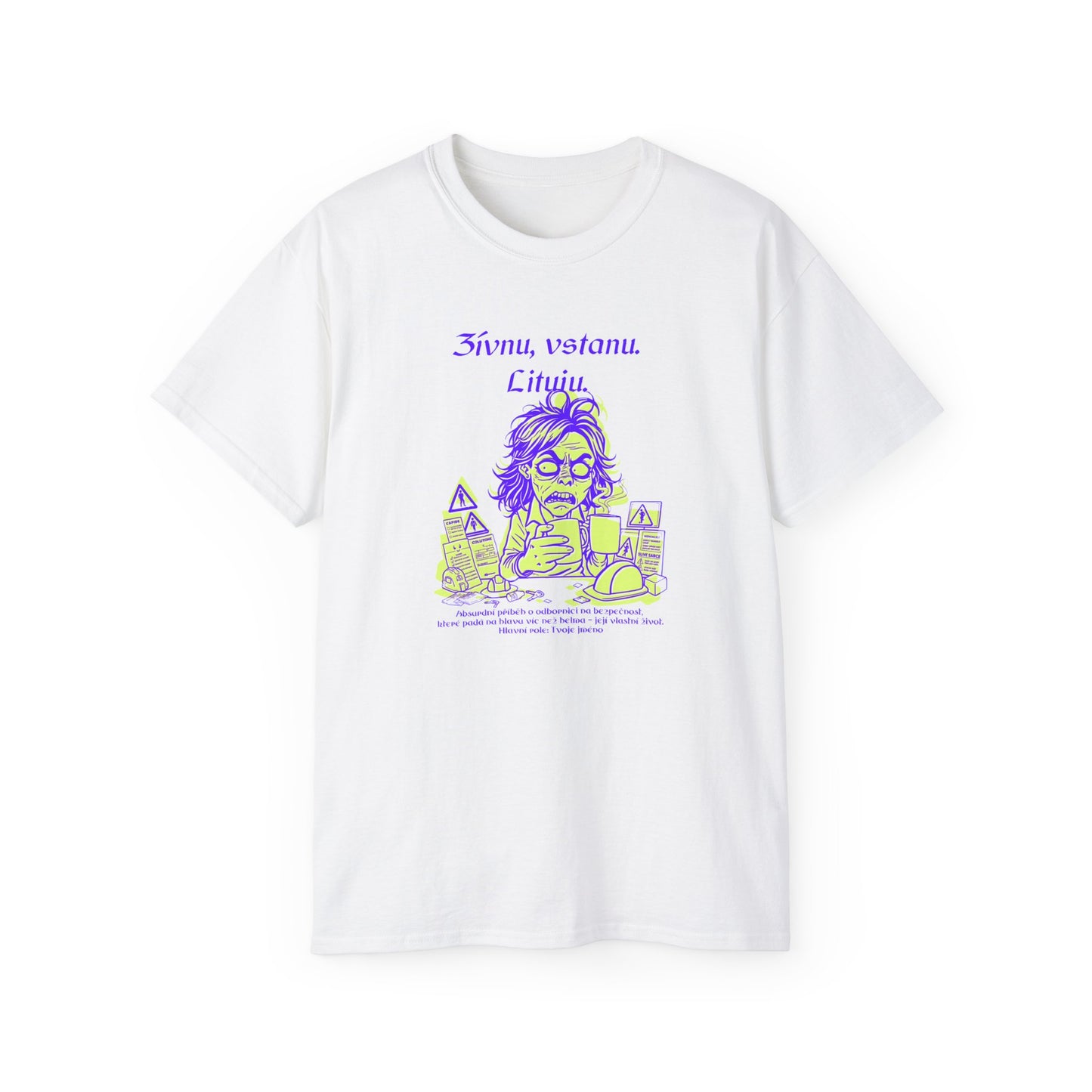 Tričko pro specialistku BOZP - Ranní Peklo Specialistky BOZP