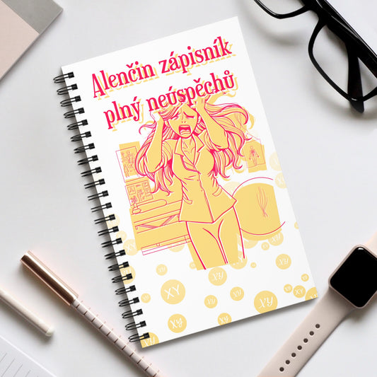 Zápisník pro fyzioterapeutku - Zápisník neúspěchů pro fyzioterapeutku