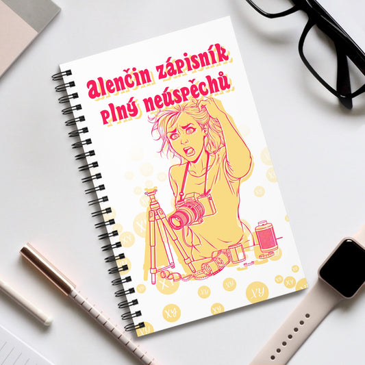 Zápisník pro fotografku - Zápisník neúspěchů pro fotografku