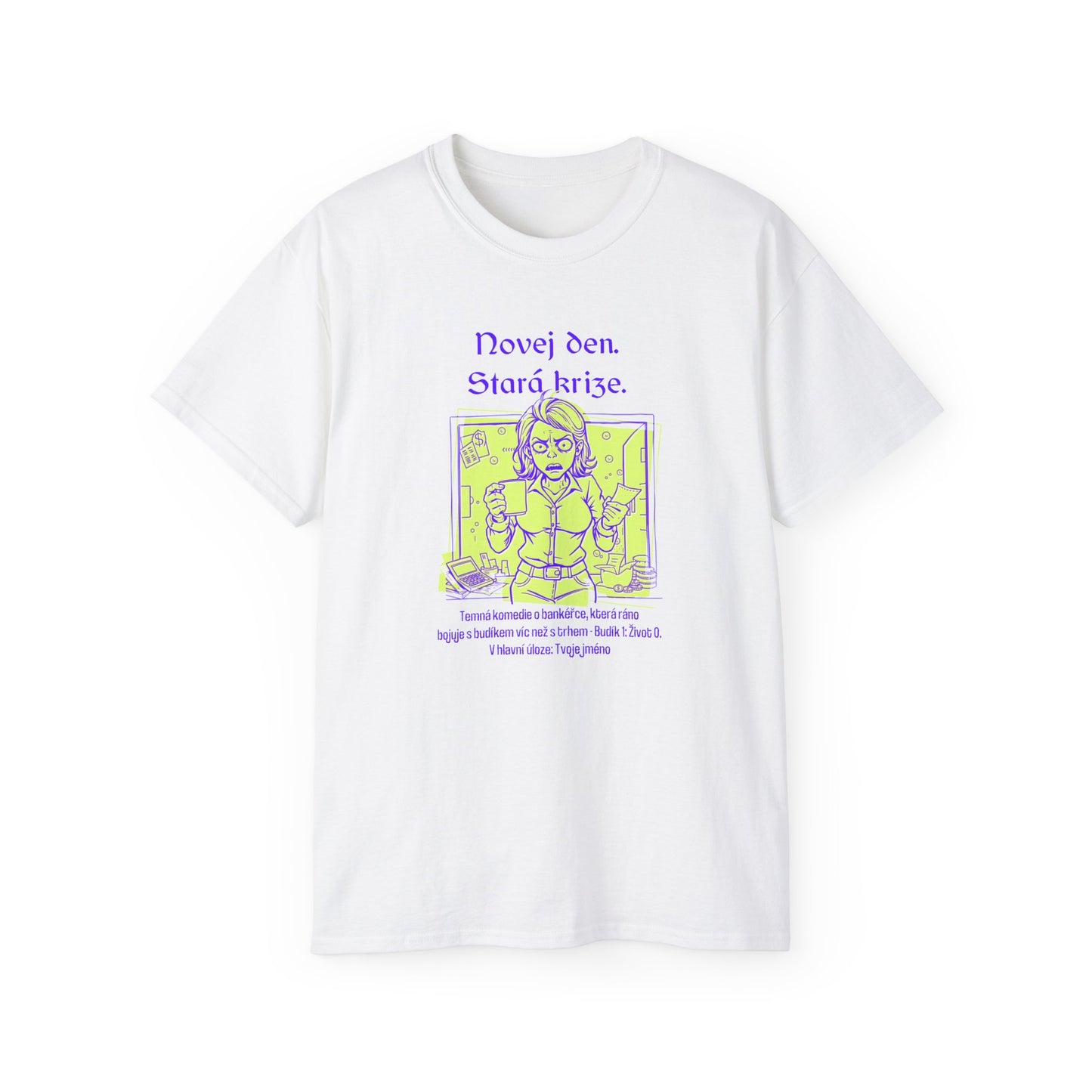 Tričko pro bankéřku - Ranní Peklo Bankéřky Tričko