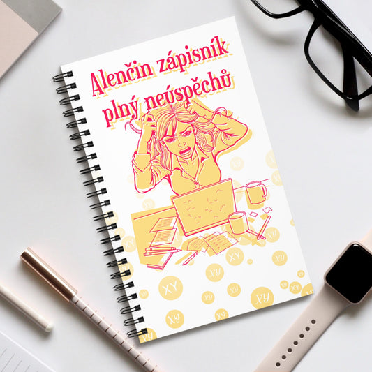 Zápisník pro copywriterku - Zápisník neúspěchů pro copywriterku