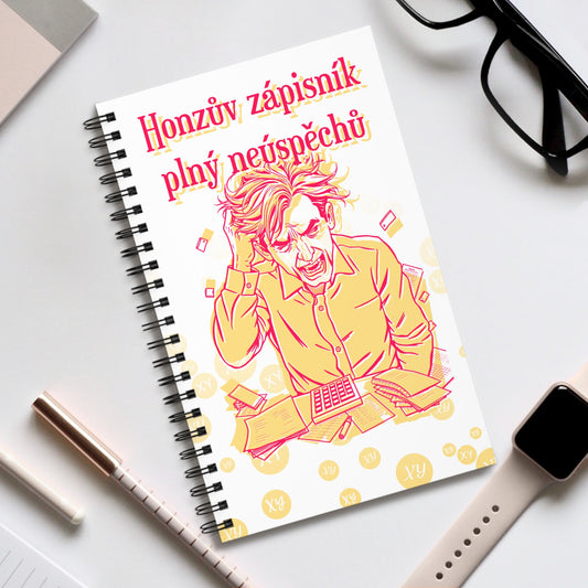 Poznámkový blok pro mzdového účetního - Zápisník nudného papírování pro mzdového účetního