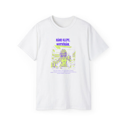 Tričko pro vedoucího prodejny - Sarkastické ranní dilema