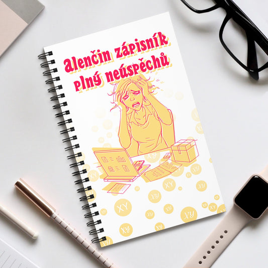 Zápisník pro e-shop manažerku - Zápisník katastrof pro e-shop manažerku