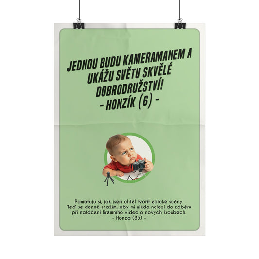 Plakát A3 pro kameramana - Kameramanova ztráta iluzí