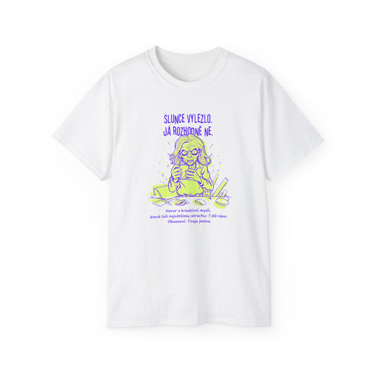 Tričko pro designérku - Ranní Kreativní Kocovina