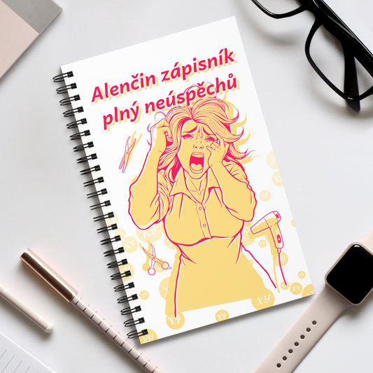 Zápisník pro kadeřnici - Zápisník neúspěchů pro kadeřnici