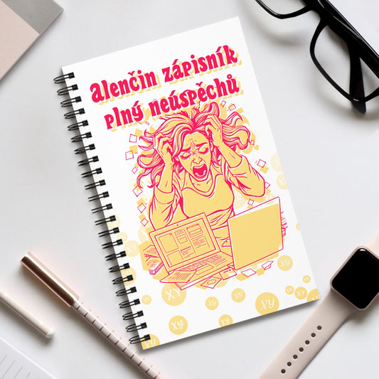 Zápisník pro UX designérku - Deník UX chaosu pro designérku