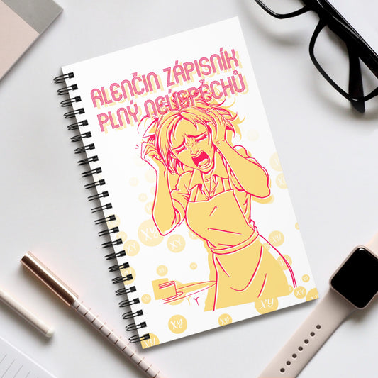 Zápisník pro servírku - Deník přešlapů pro servírku