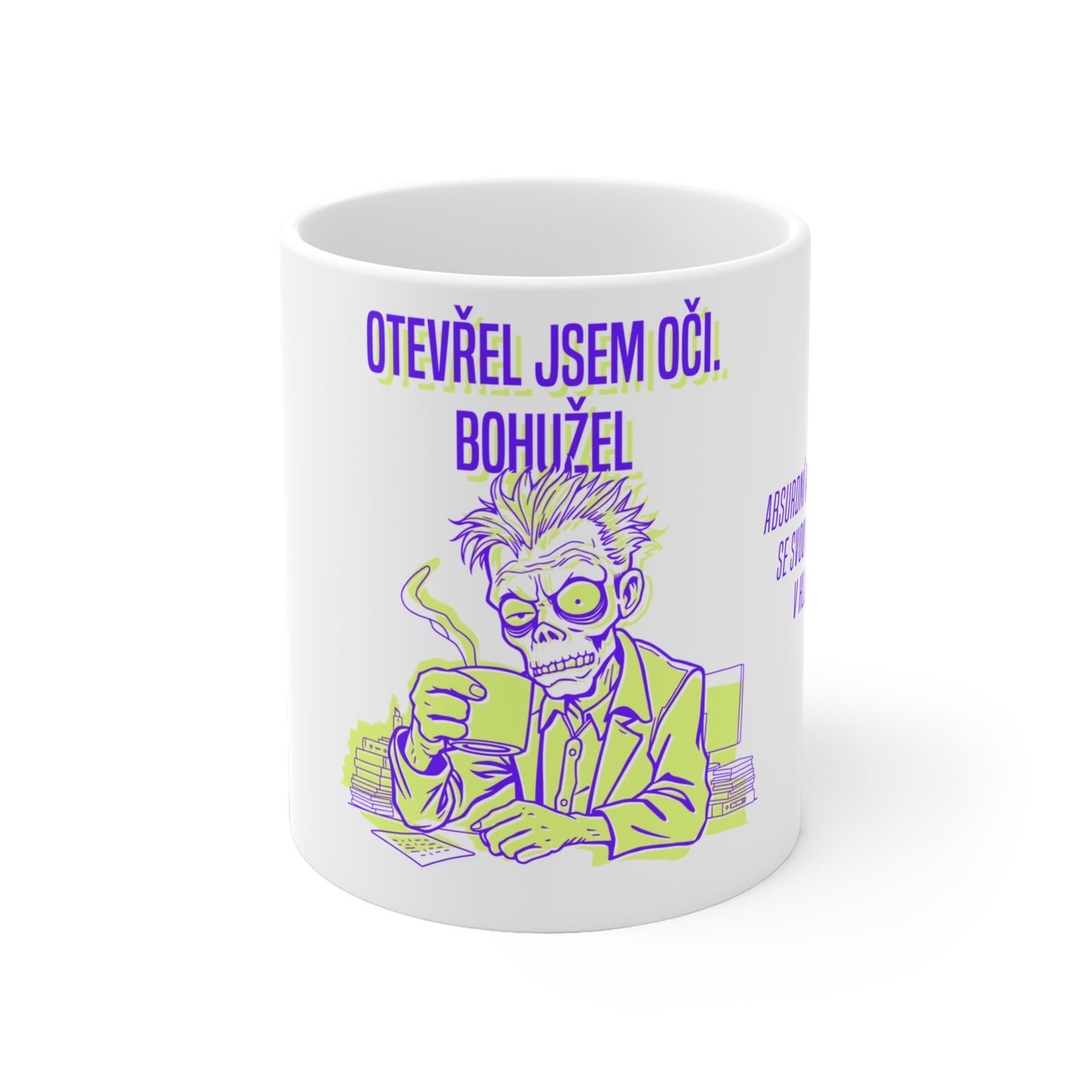 Hrnek pro office manažera - Manažerův ranní boj