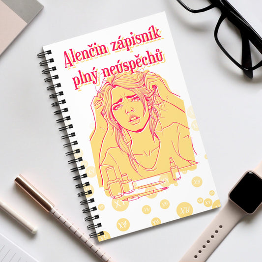 Zápisník pro nehtovou designérku - Deníček chaosu pro nehtovou designérku