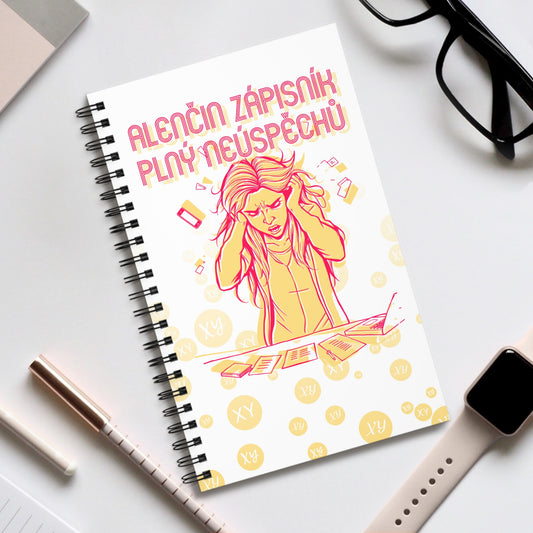 Zápisník pro event manažerku - Zápisník průšvihů pro event manažerku