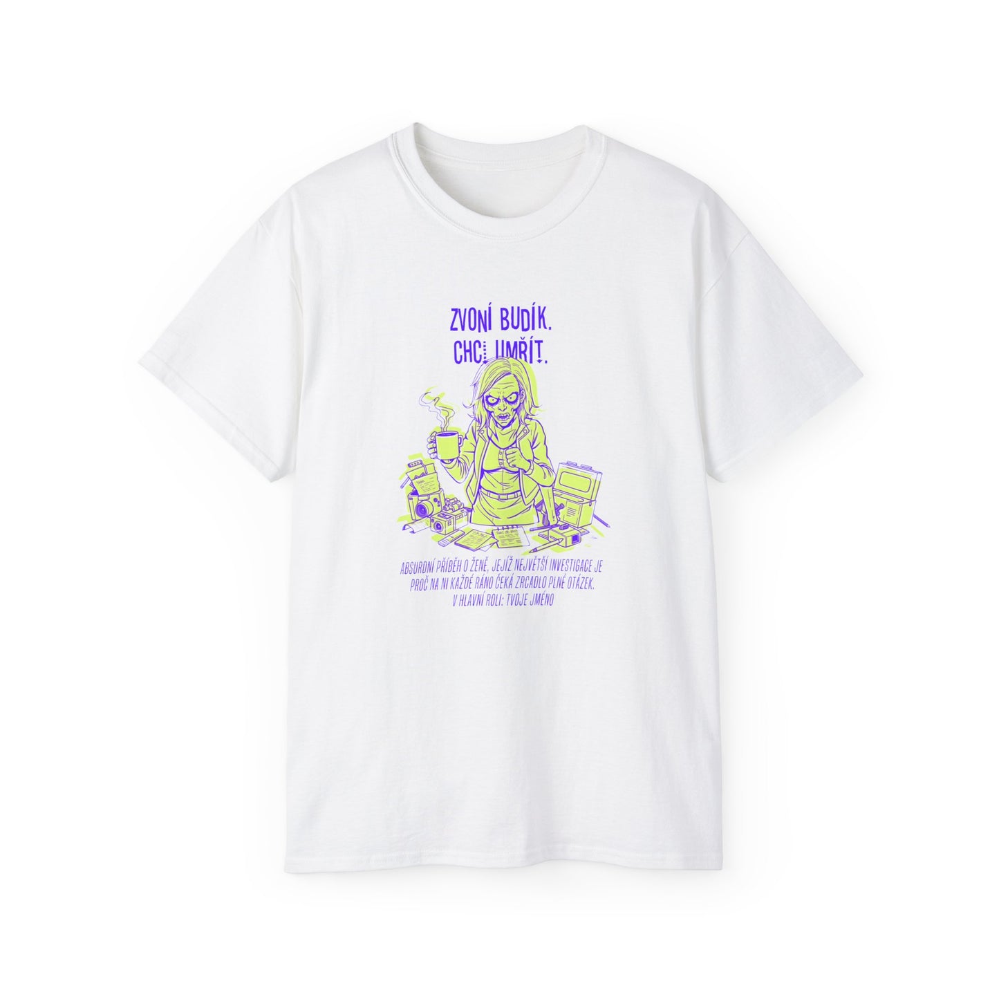 Tričko pro novinářku - Ranní Budík: Otázky Života