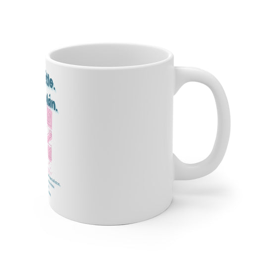 Hrneček pro marketingovou specialistku - Premiéra rána kreativní specialistky: Nové světlo. V hlavě plán.