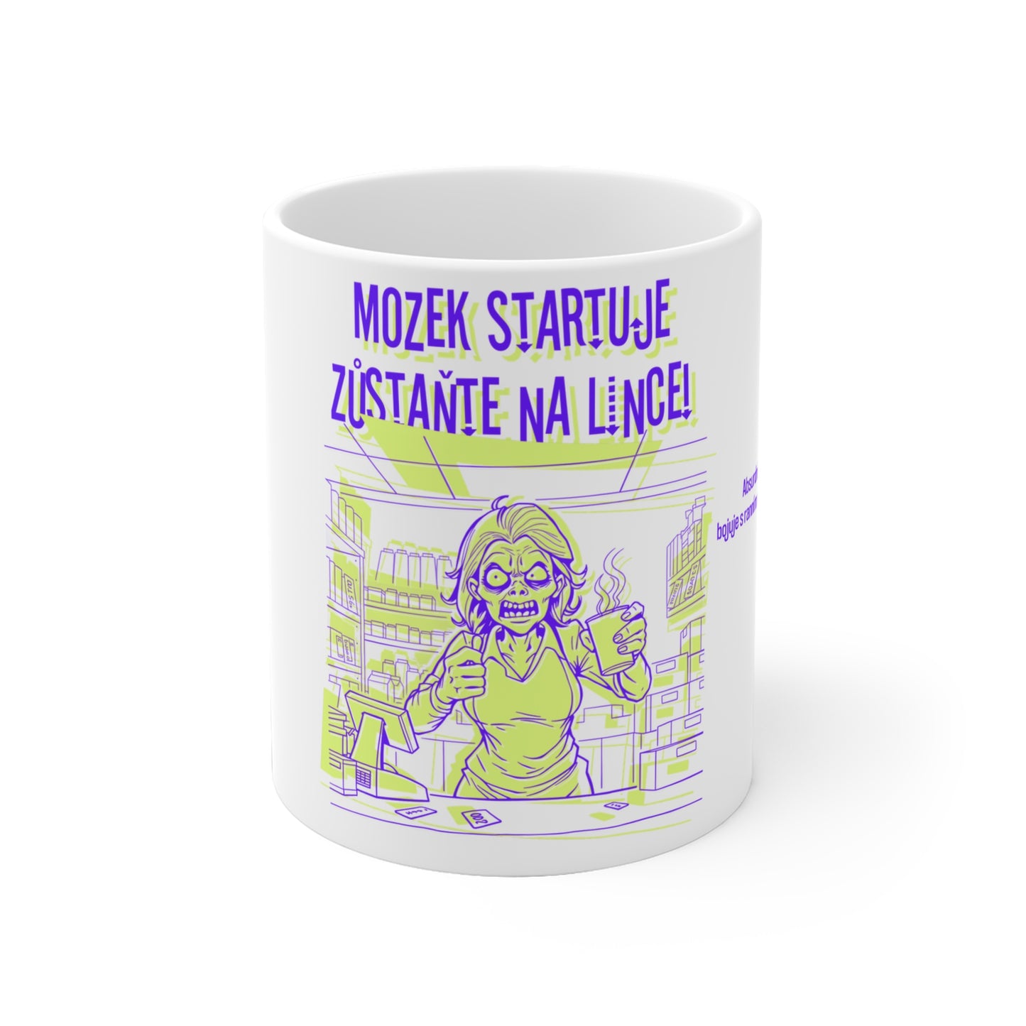 Hrnek pro vedoucího prodejny - Vedoucí a jeho mentální budíček