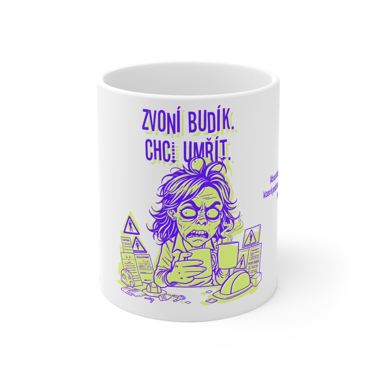 Hrneček pro specialistku BOZP - Královna Bezpečnostního Mordoru