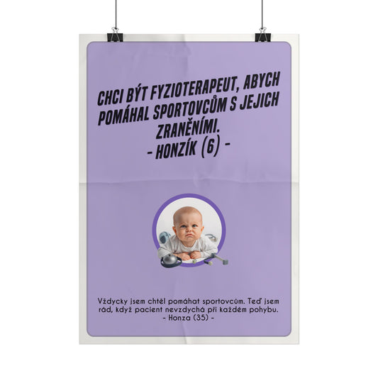 Plakát A3 pro fyzioterapeuta - Fyzioterapeutovo profesní rozčarování