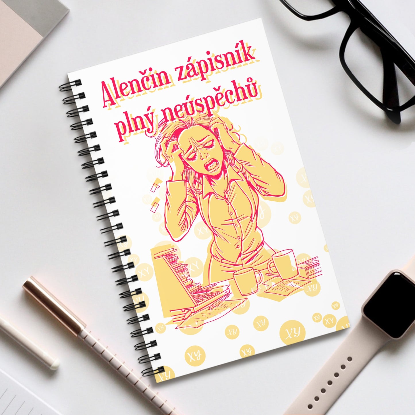 Poznámkový blok pro office manažerku - Diář průšvihů pro office manažerku