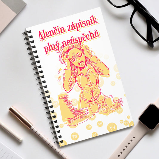 Poznámkový blok pro office manažerku - Diář průšvihů pro office manažerku
