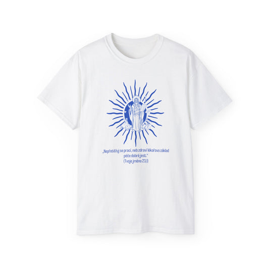 Tričko pro praktického lékaře - Svatý Dr. Chill – Tvá denní dávka pohody