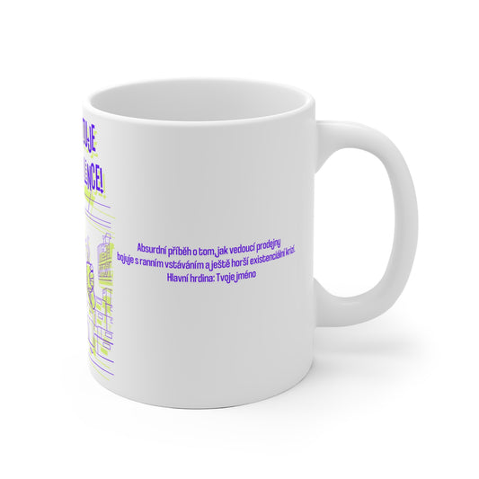 Hrnek pro vedoucího prodejny - Vedoucí a jeho mentální budíček