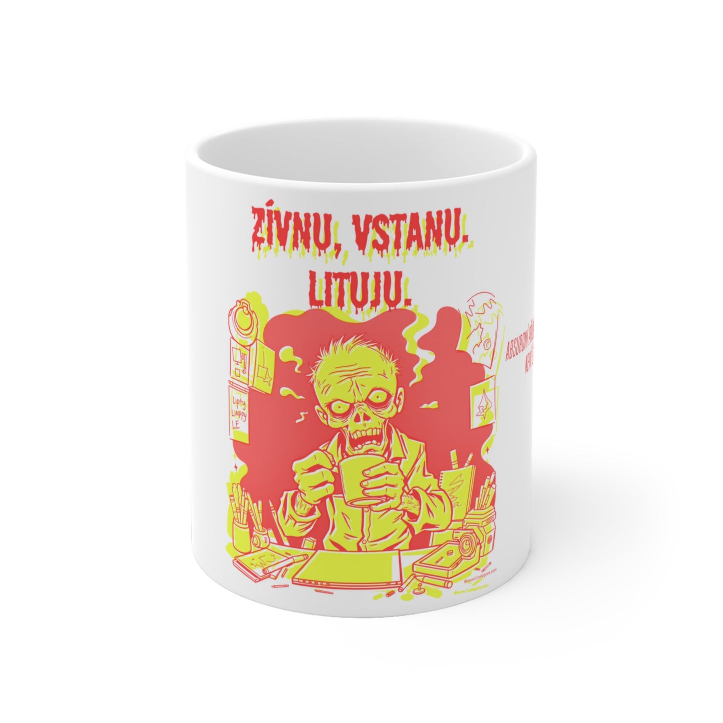 Hrneček pro grafika - Grafikův ranní boj
