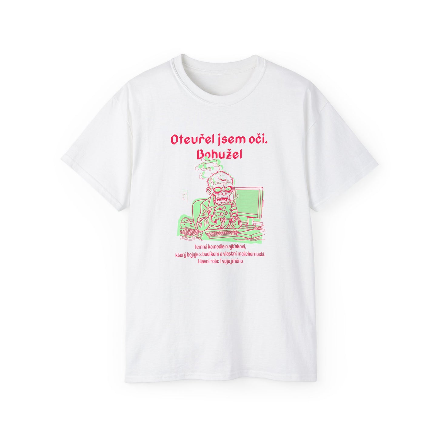 Tričko pro ajťáka - Sarkastické Ráno Ajťáka